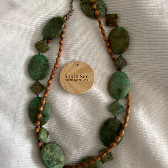 New South Sun Sterling Silver & turquoise necklace - Picture 4 of 6